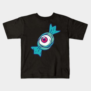 Zombie eye disguises itself as candy Kids T-Shirt